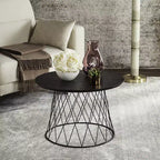 Table d'appoint moderne – Table d'appoint compacte pour salon, chambre et canapé