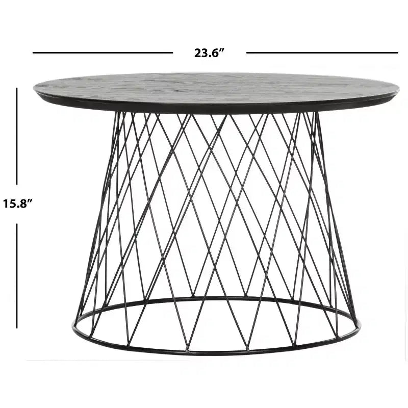 Table d'appoint moderne – Table d'appoint compacte pour salon, chambre et canapé
