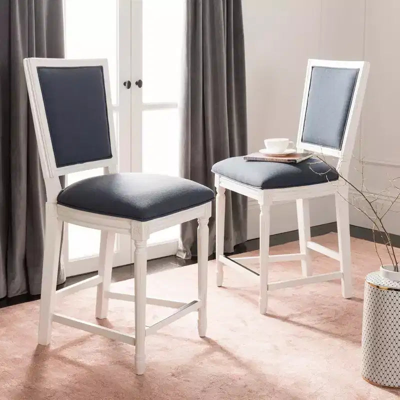 Tabouret de bar rectangulaire (lot de 2)