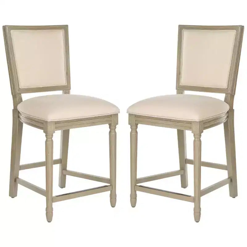 Tabouret de bar rectangulaire (lot de 2)