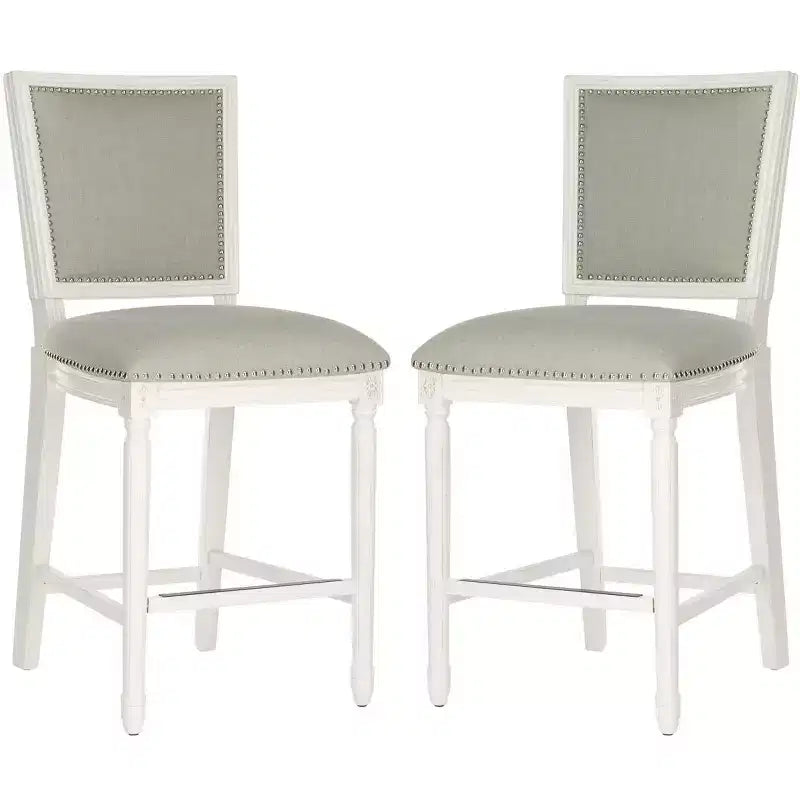 Tabouret de bar rectangulaire (lot de 2)