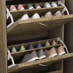 Meuble à Chaussures d'Entrée avec 2 Tiroirs Basculants