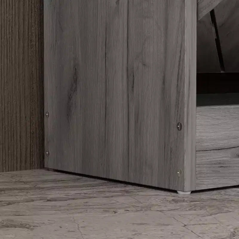 Meuble à Chaussures d'Entrée avec 2 Tiroirs Basculants