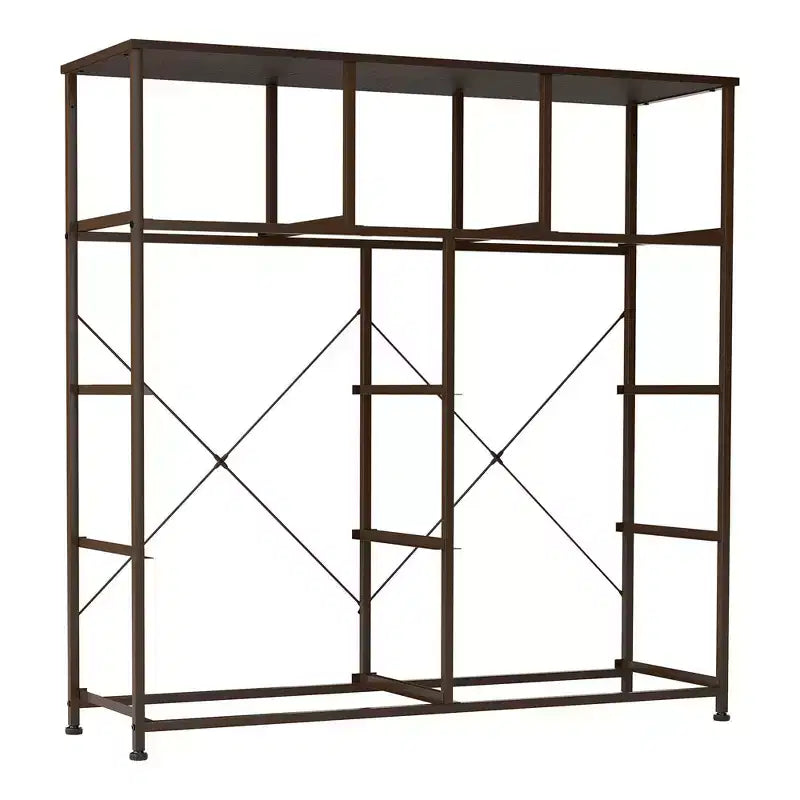 Commode en tissu extra large à 9 tiroirs pour chambre à coucher, tour de rangement pour vêtements avec cadre en acier robuste, plateau en bois et poignées en bois, bacs faciles à tirer